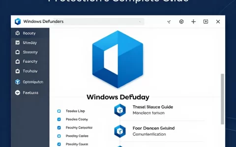 Windows Defender安全防护完全指南：配置优化与高级功能详解