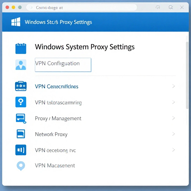 Windows系统代理设置:VPN配置与网络代理管理 1 Windows系统代理设置封面