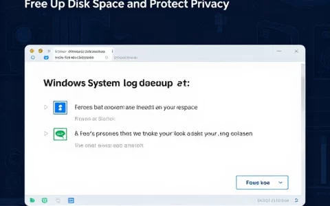 Windows系统日志清理：释放磁盘空间与保护隐私
