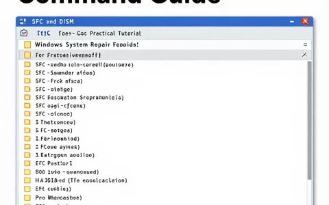 Windows系统修复命令大全：SFC与DISM实战教程