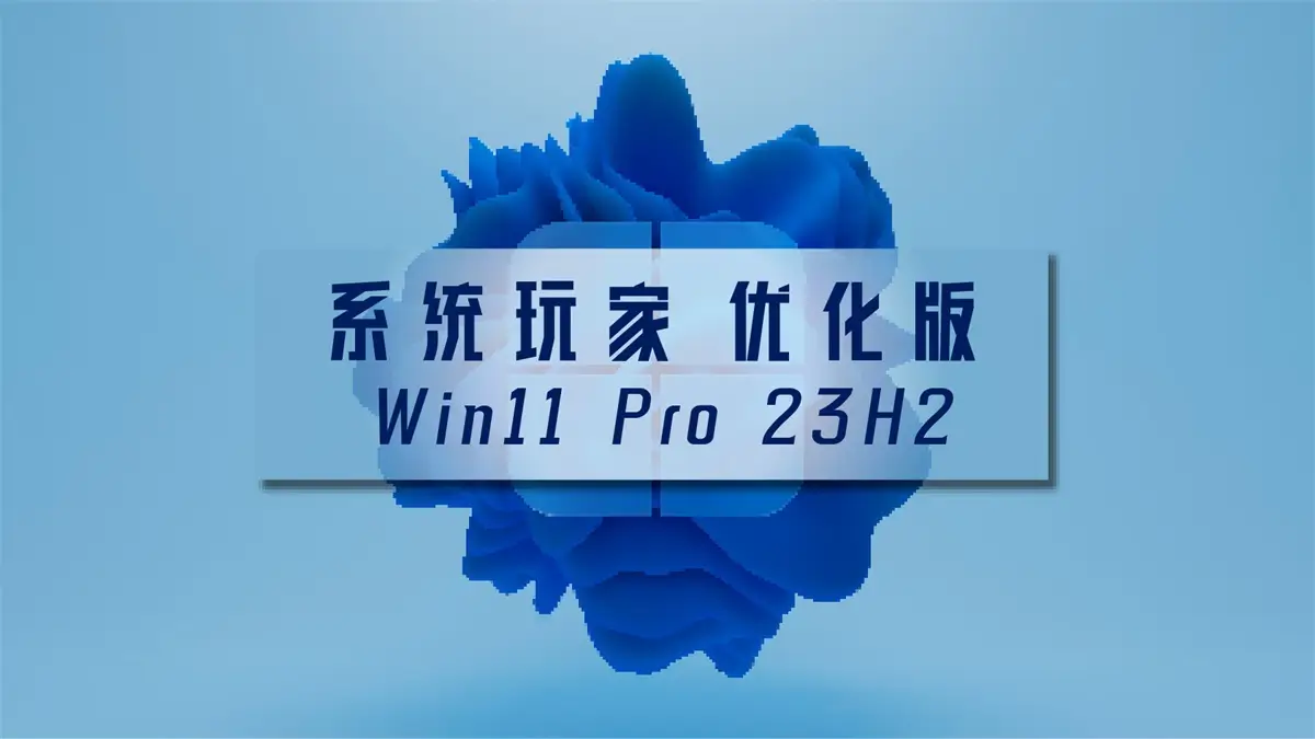 系统玩家 Win11 23H2 22631.7079 优化版-资源熊
