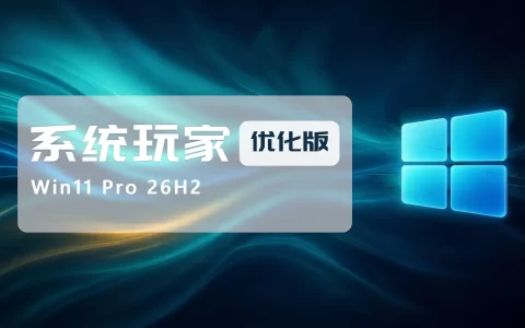系统玩家 Win11 26H2 26300.9711优化版(2026.10.18)